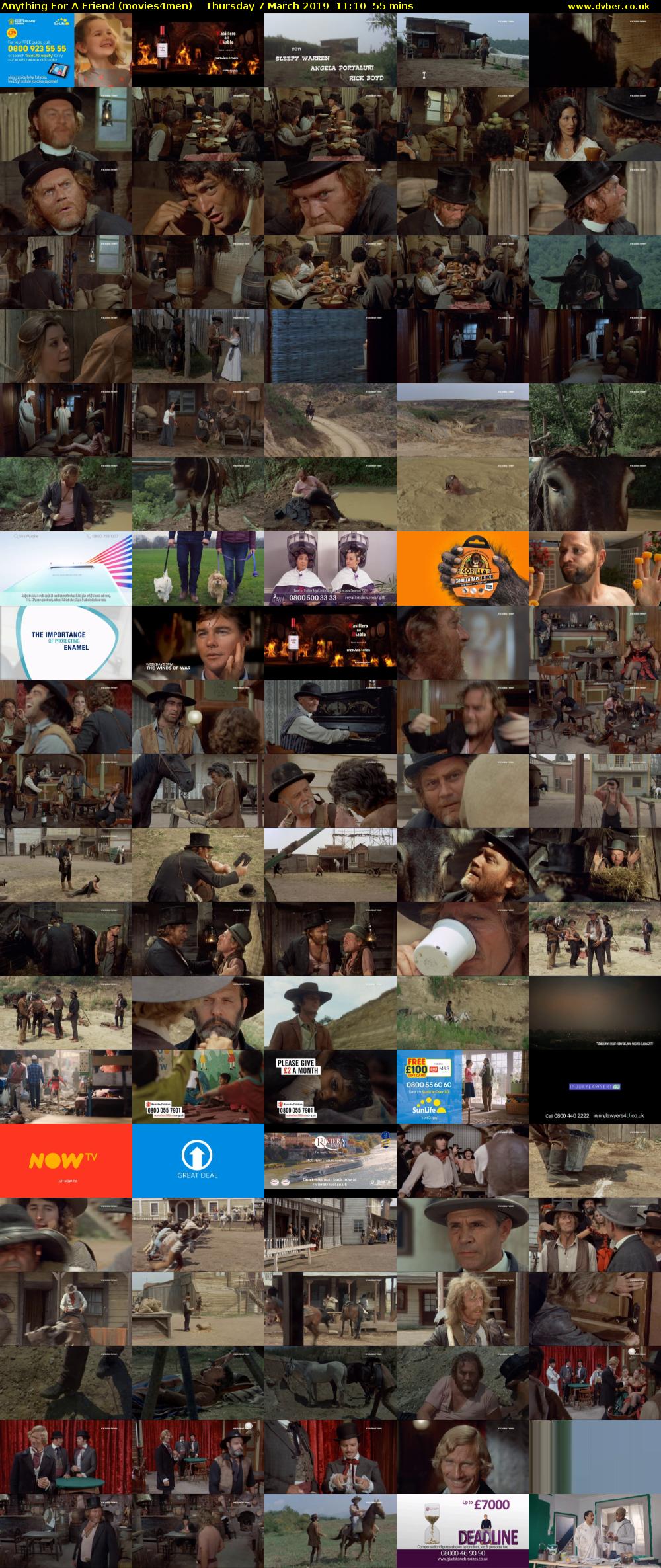 Anything For A Friend (movies4men) Thursday 7 March 2019 11:10 - 12:05