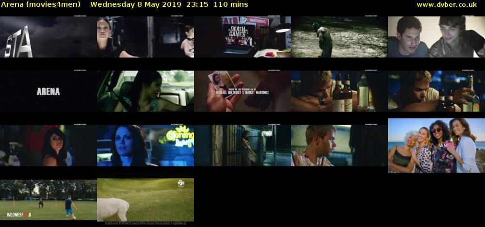 Arena (movies4men) Wednesday 8 May 2019 23:15 - 01:05