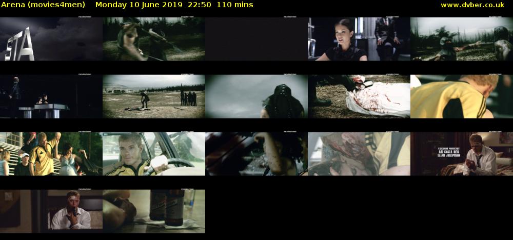 Arena (movies4men) Monday 10 June 2019 22:50 - 00:40