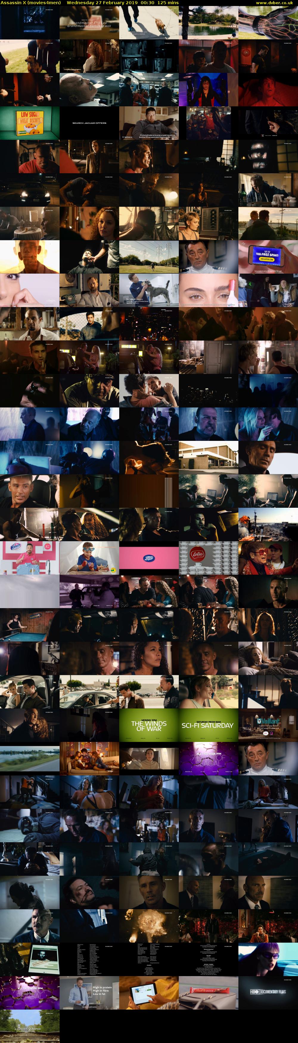 Assassin X (movies4men) Wednesday 27 February 2019 00:30 - 02:35