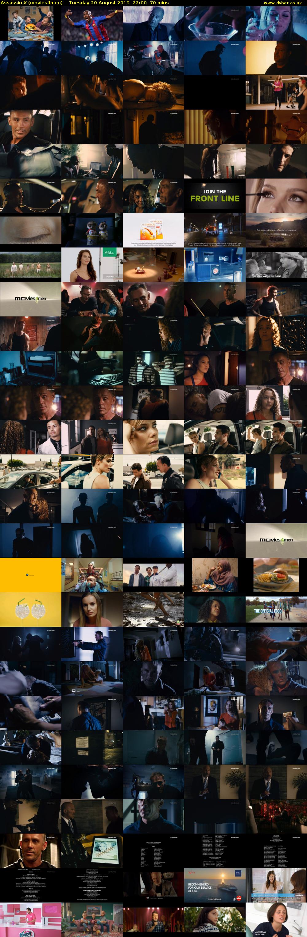 Assassin X (movies4men) Tuesday 20 August 2019 22:00 - 23:10