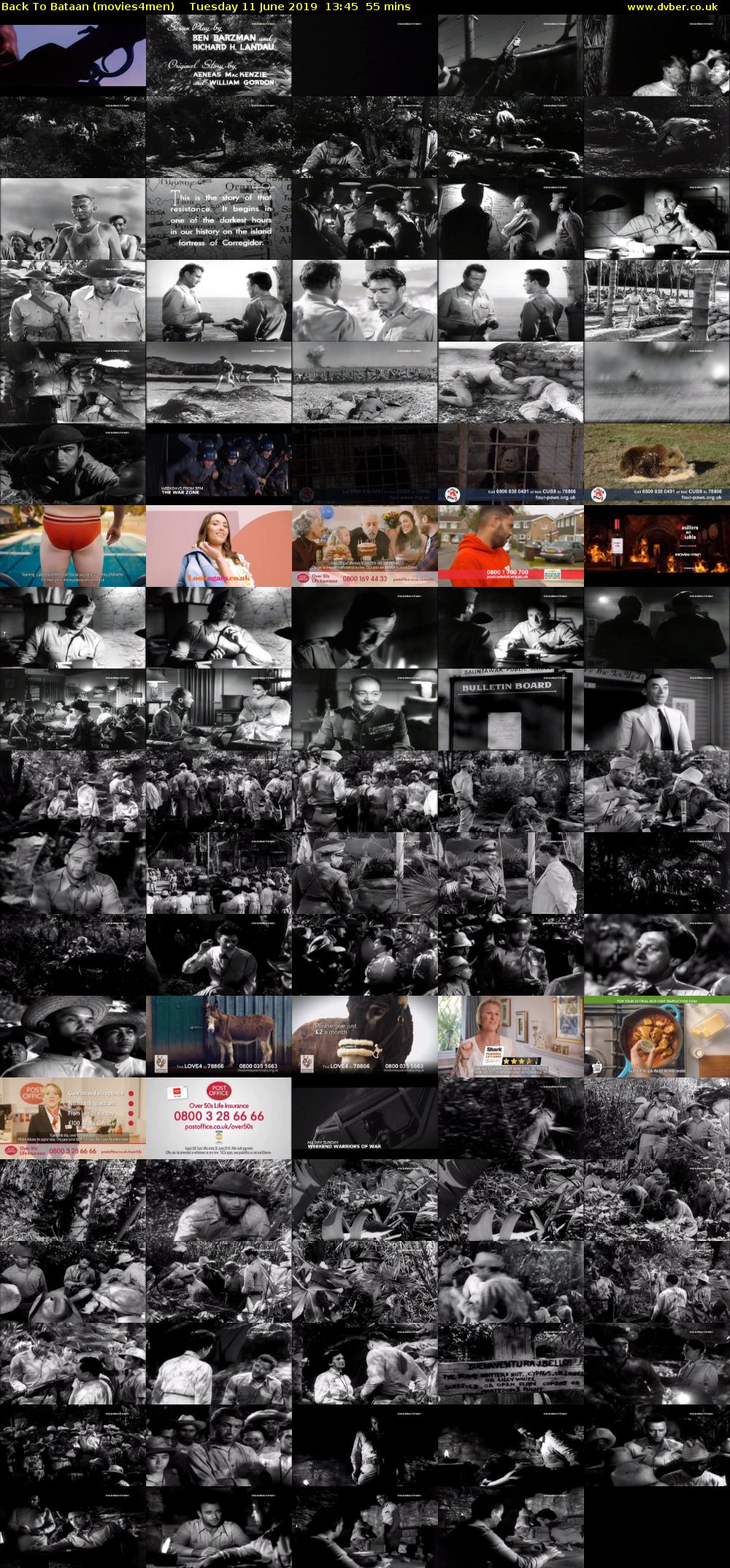 Back To Bataan (movies4men) Tuesday 11 June 2019 13:45 - 14:40