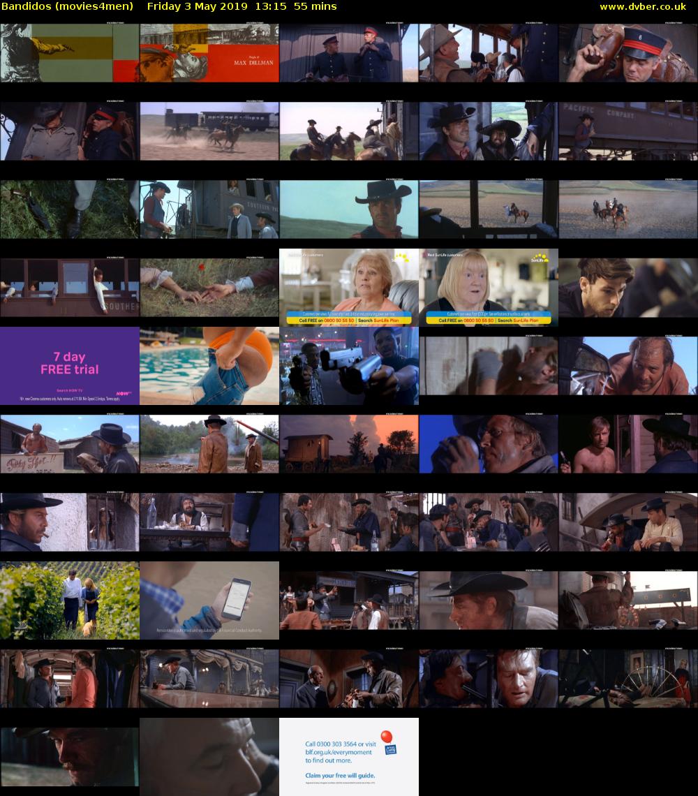 Bandidos (movies4men) Friday 3 May 2019 13:15 - 14:10