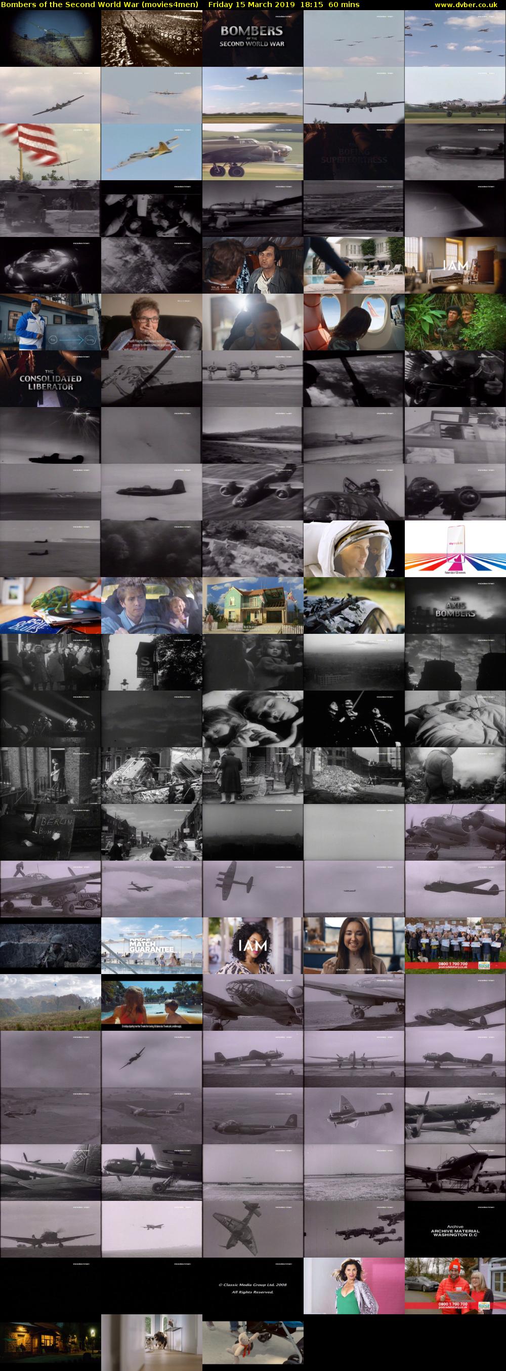 Bombers of the Second World War (movies4men) Friday 15 March 2019 18:15 - 19:15