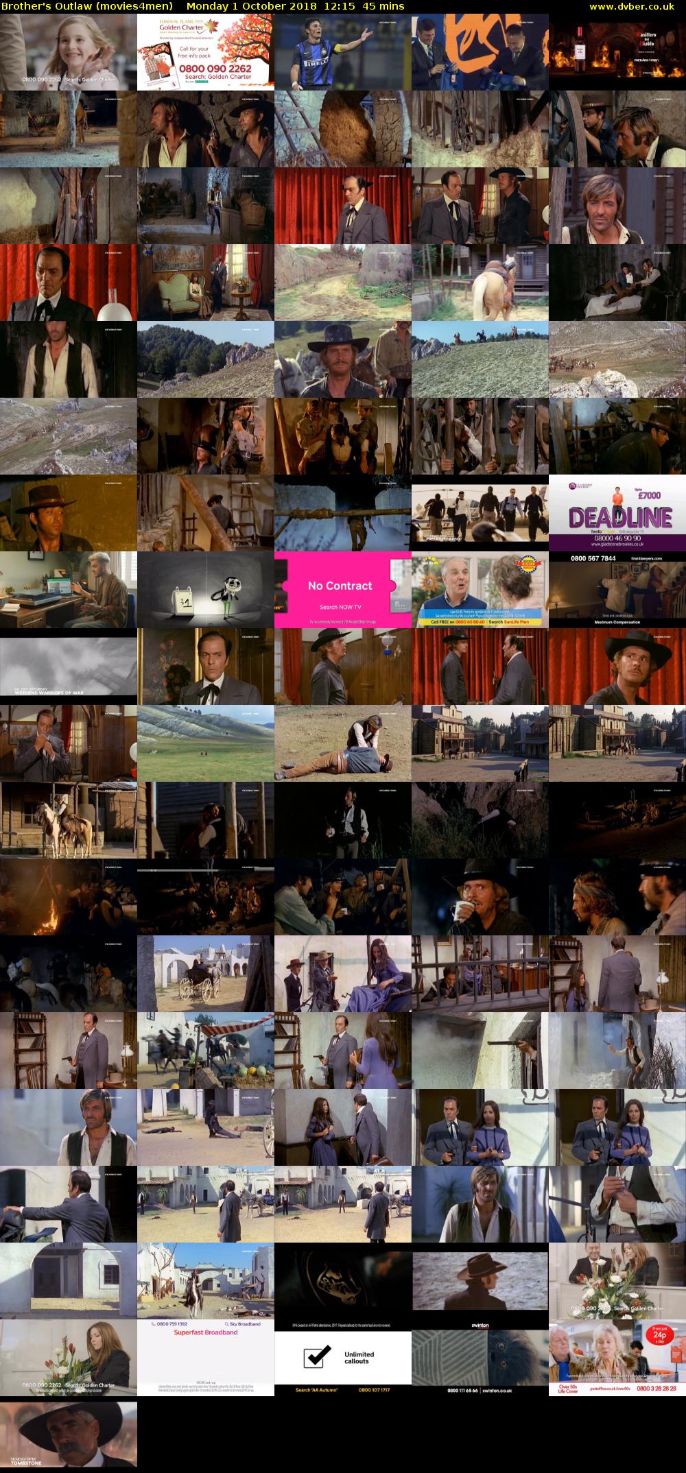 Brother's Outlaw (movies4men) Monday 1 October 2018 12:15 - 13:00