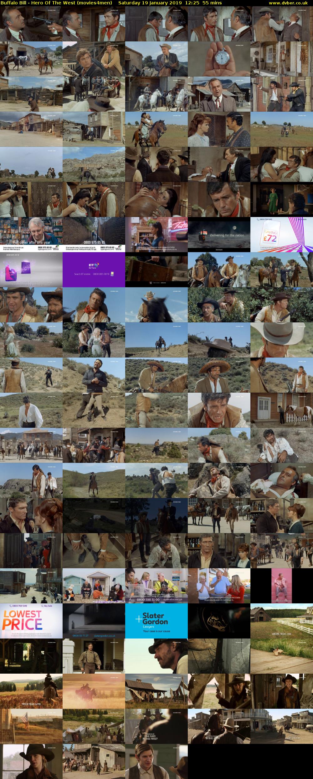 Buffalo Bill - Hero Of The West (movies4men) Saturday 19 January 2019 12:25 - 13:20