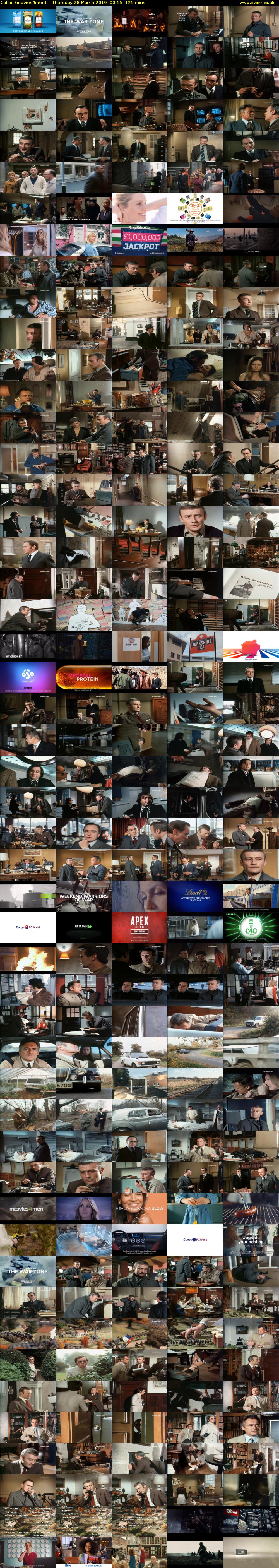 Callan (movies4men) Thursday 28 March 2019 00:55 - 03:00