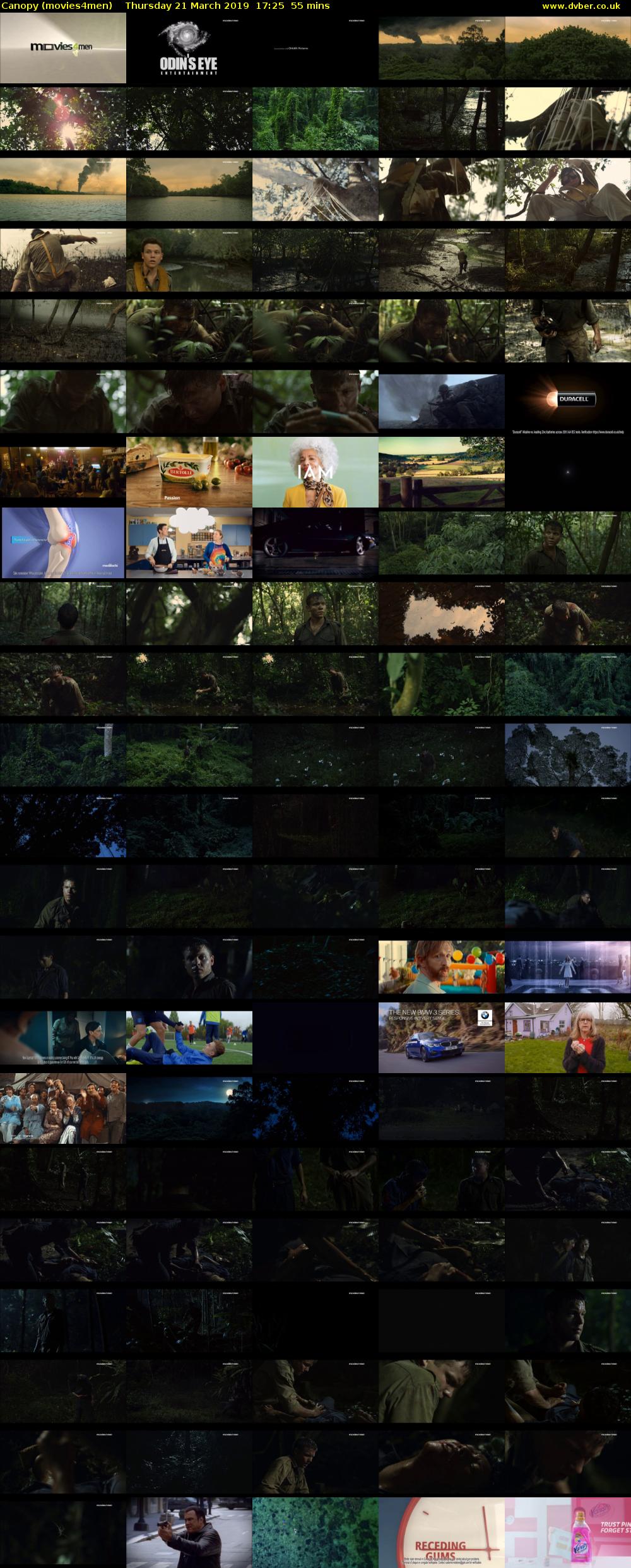 Canopy (movies4men) Thursday 21 March 2019 17:25 - 18:20