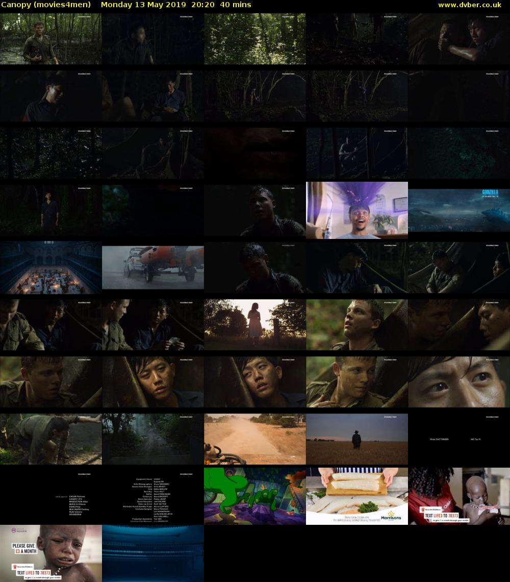 Canopy (movies4men) Monday 13 May 2019 20:20 - 21:00