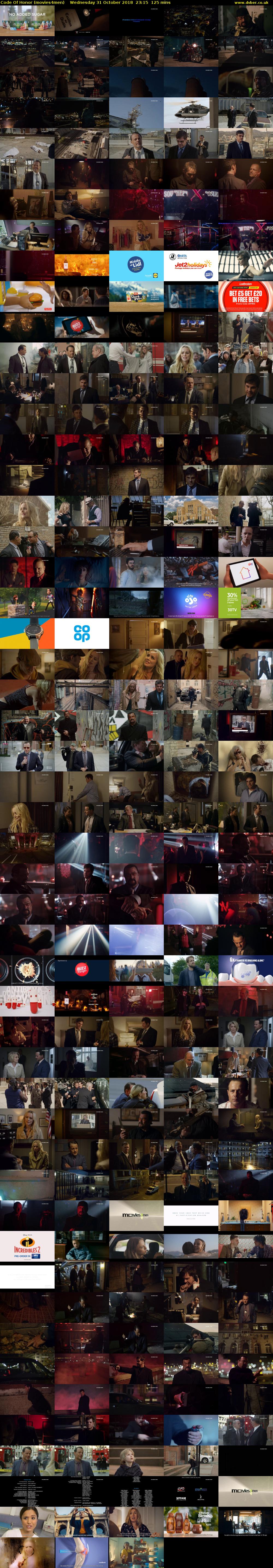 Code Of Honor (movies4men) Wednesday 31 October 2018 23:15 - 01:20