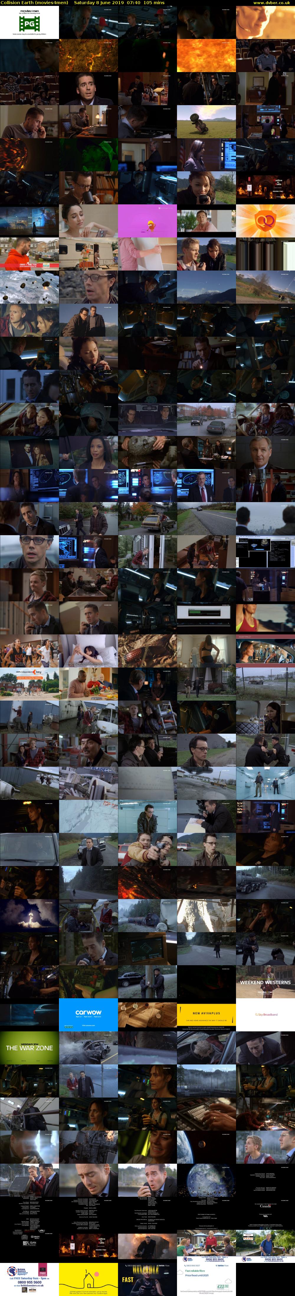 Collision Earth (movies4men) Saturday 8 June 2019 07:40 - 09:25
