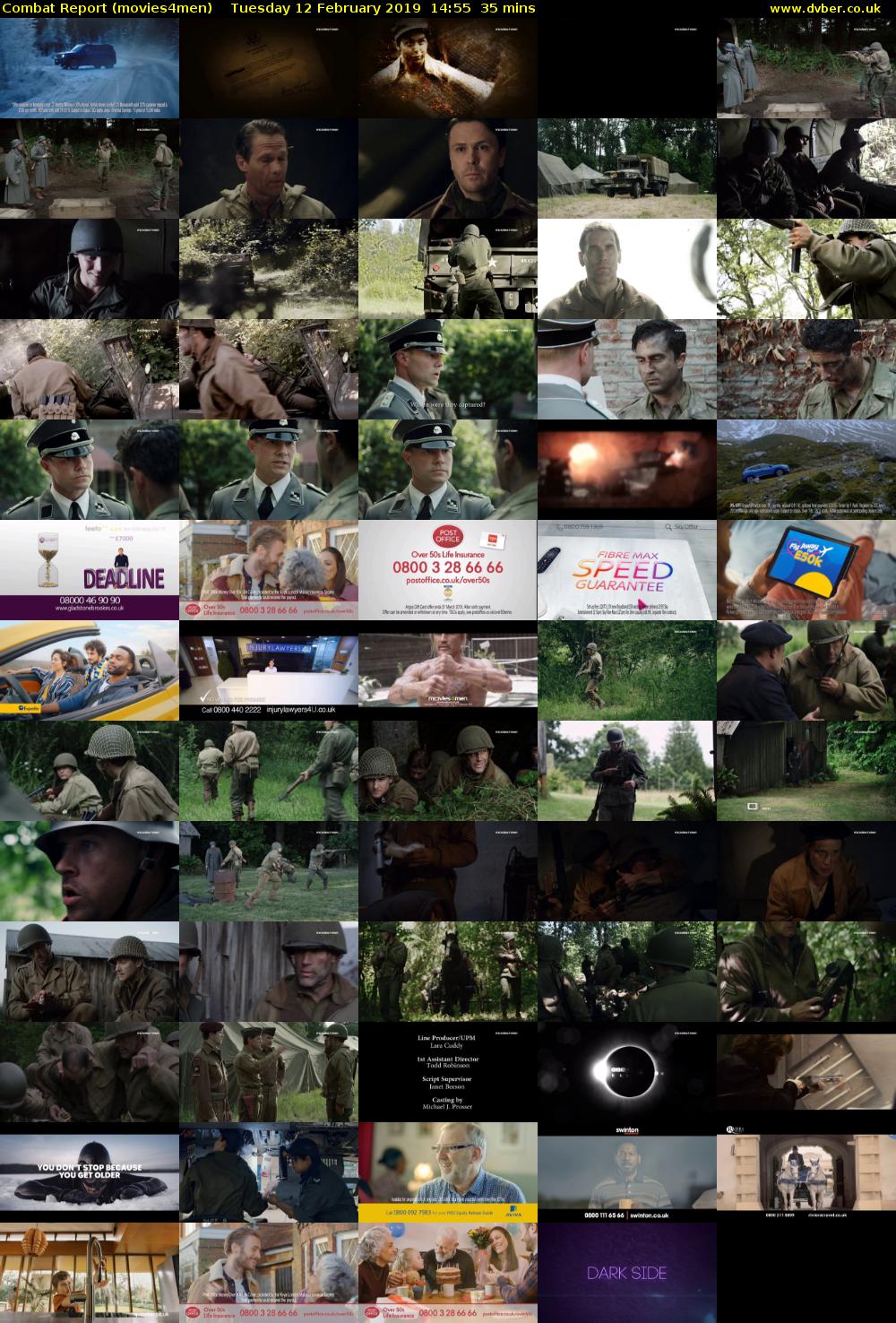 Combat Report (movies4men) Tuesday 12 February 2019 14:55 - 15:30