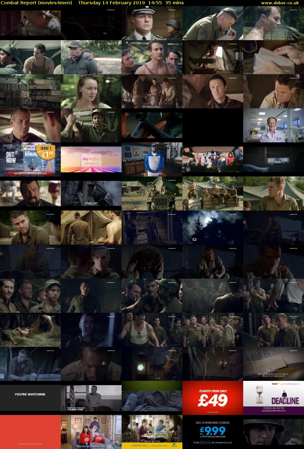 Combat Report (movies4men) Thursday 14 February 2019 14:55 - 15:30