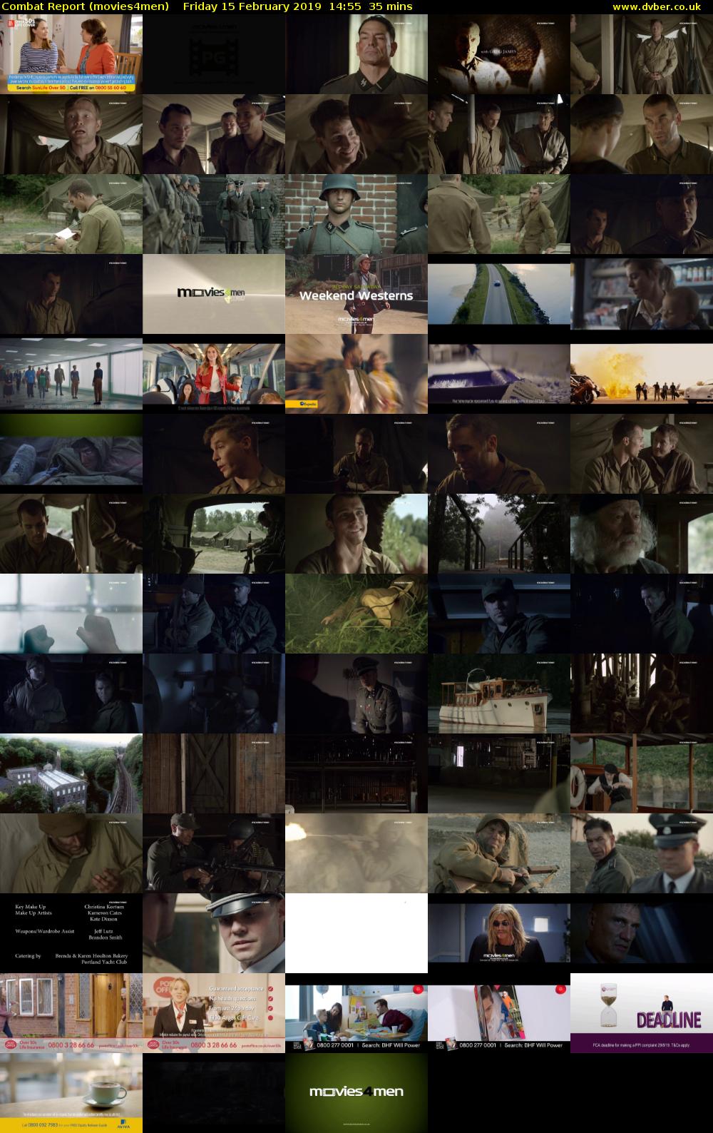 Combat Report (movies4men) Friday 15 February 2019 14:55 - 15:30