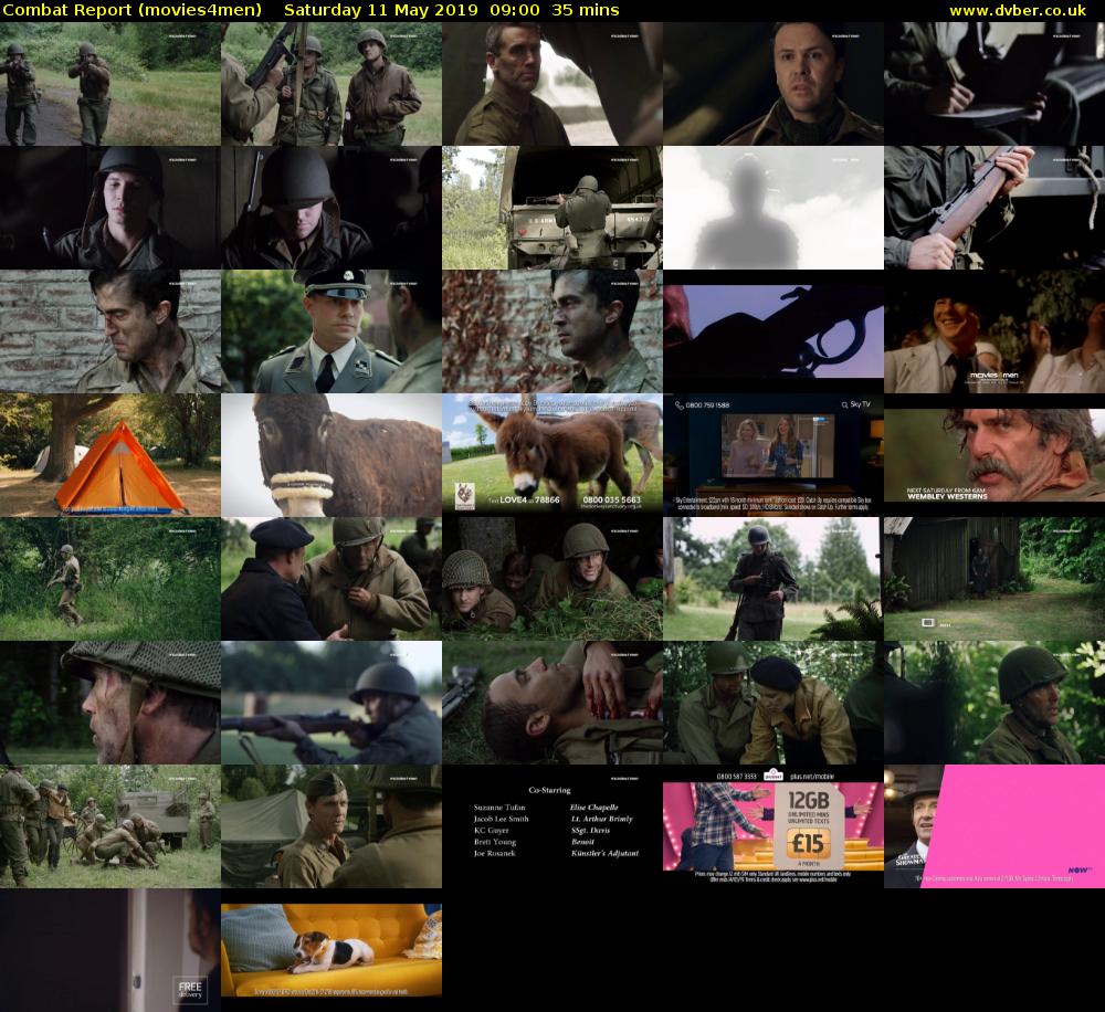 Combat Report (movies4men) Saturday 11 May 2019 09:00 - 09:35