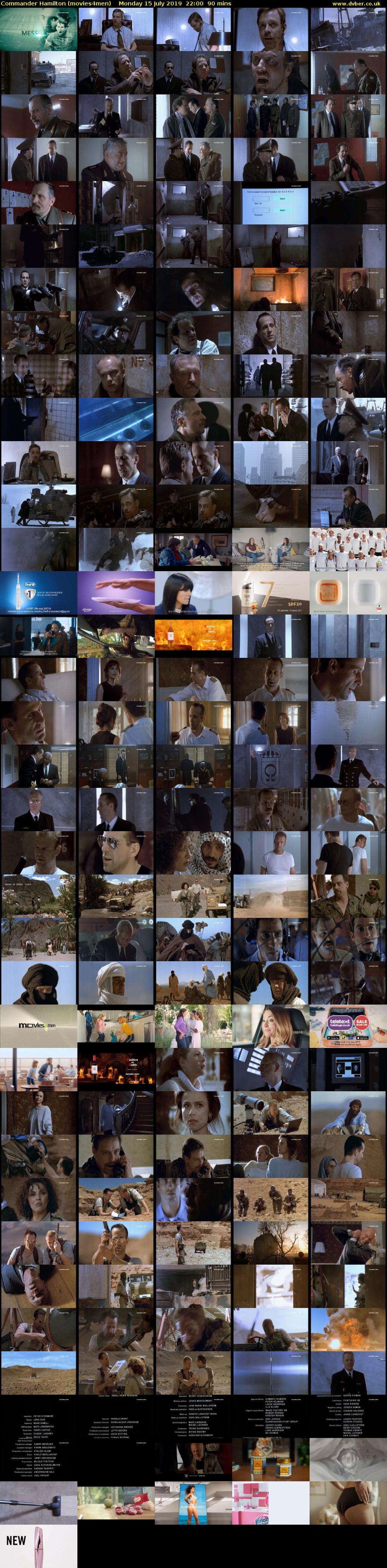 Commander Hamilton (movies4men) Monday 15 July 2019 22:00 - 23:30