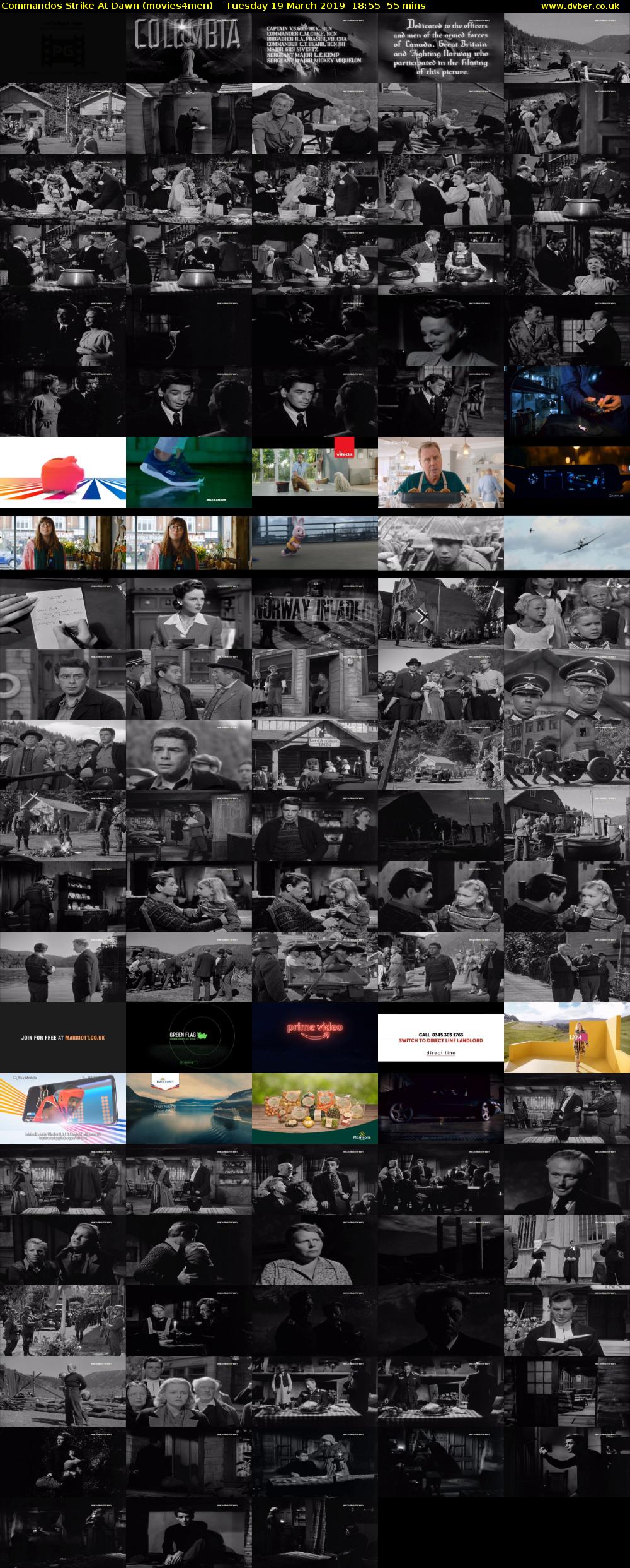 Commandos Strike At Dawn (movies4men) Tuesday 19 March 2019 18:55 - 19:50
