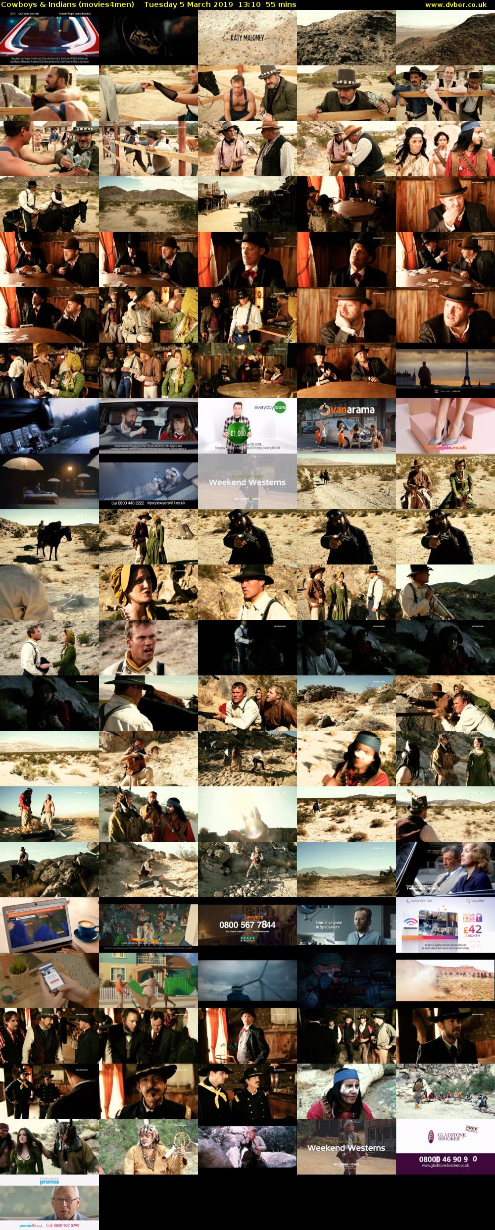 Cowboys & Indians (movies4men) Tuesday 5 March 2019 13:10 - 14:05