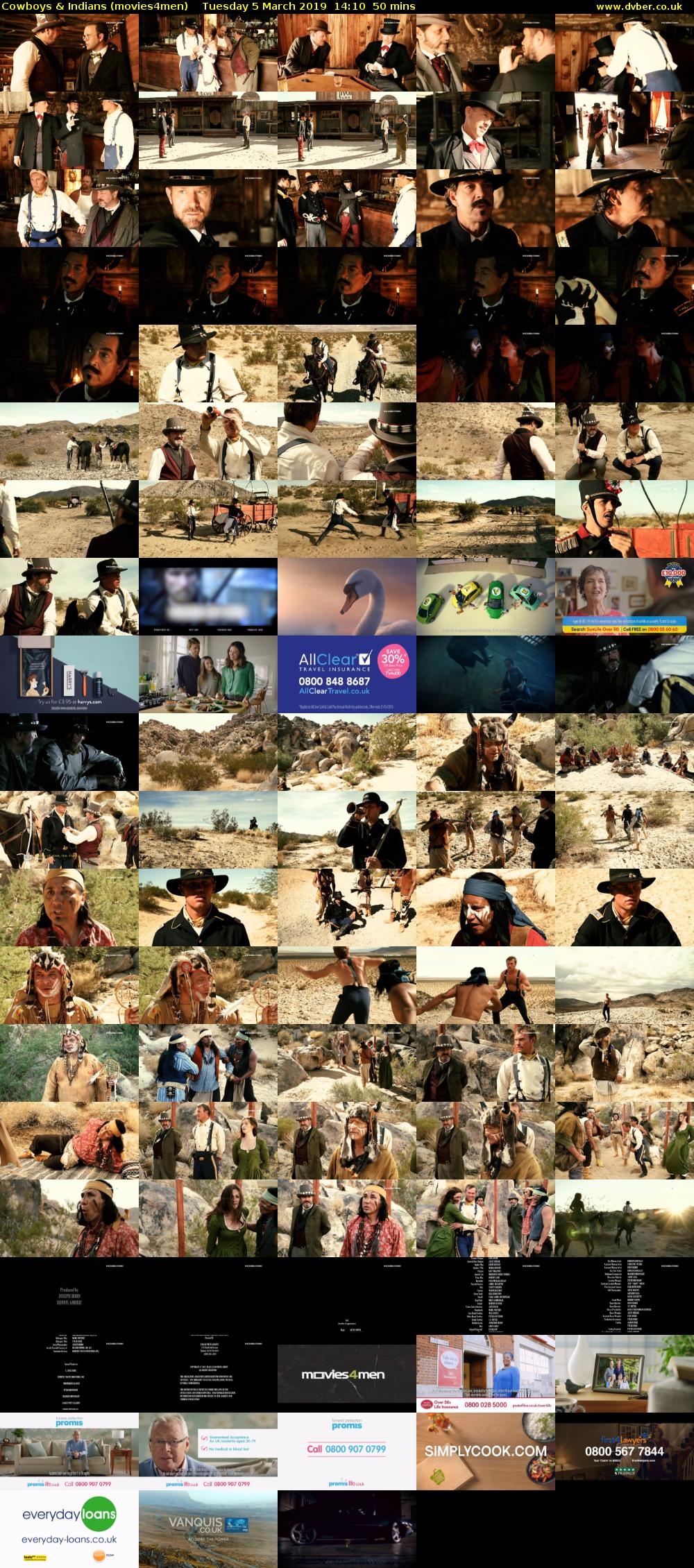 Cowboys & Indians (movies4men) Tuesday 5 March 2019 14:10 - 15:00