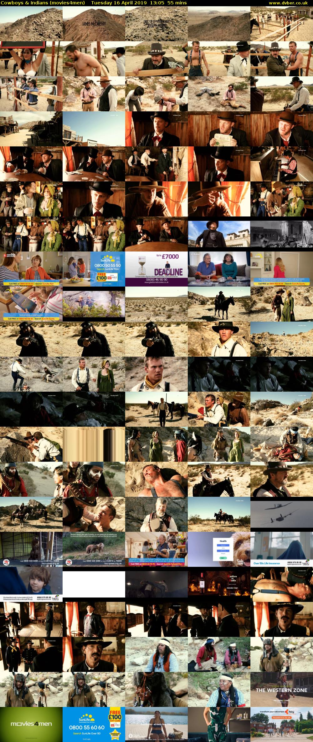 Cowboys & Indians (movies4men) Tuesday 16 April 2019 13:05 - 14:00