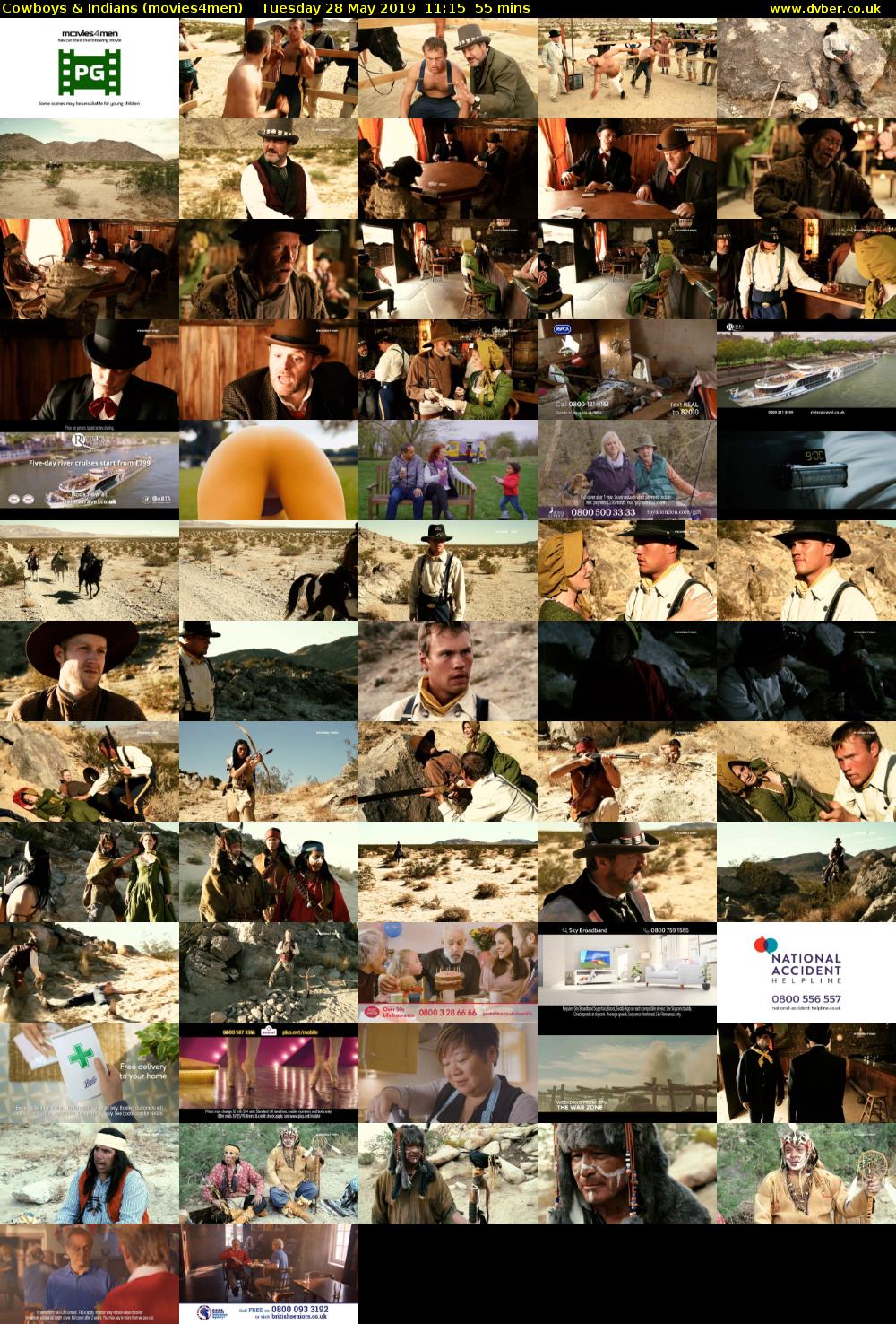 Cowboys & Indians (movies4men) Tuesday 28 May 2019 11:15 - 12:10