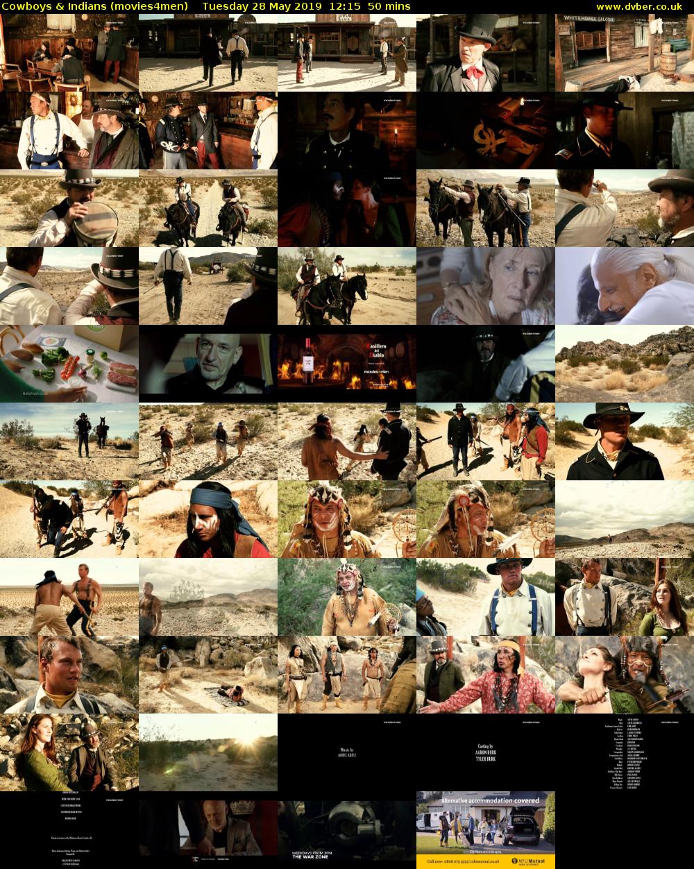 Cowboys & Indians (movies4men) Tuesday 28 May 2019 12:15 - 13:05