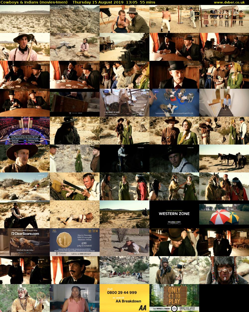 Cowboys & Indians (movies4men) Thursday 15 August 2019 13:05 - 14:00