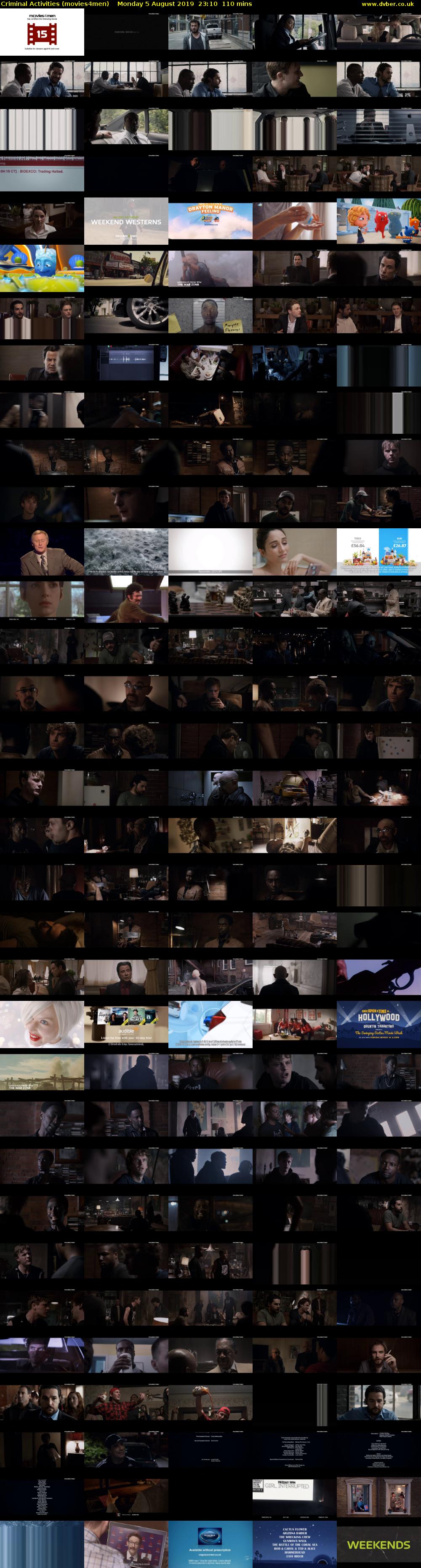 Criminal Activities (movies4men) Monday 5 August 2019 23:10 - 01:00