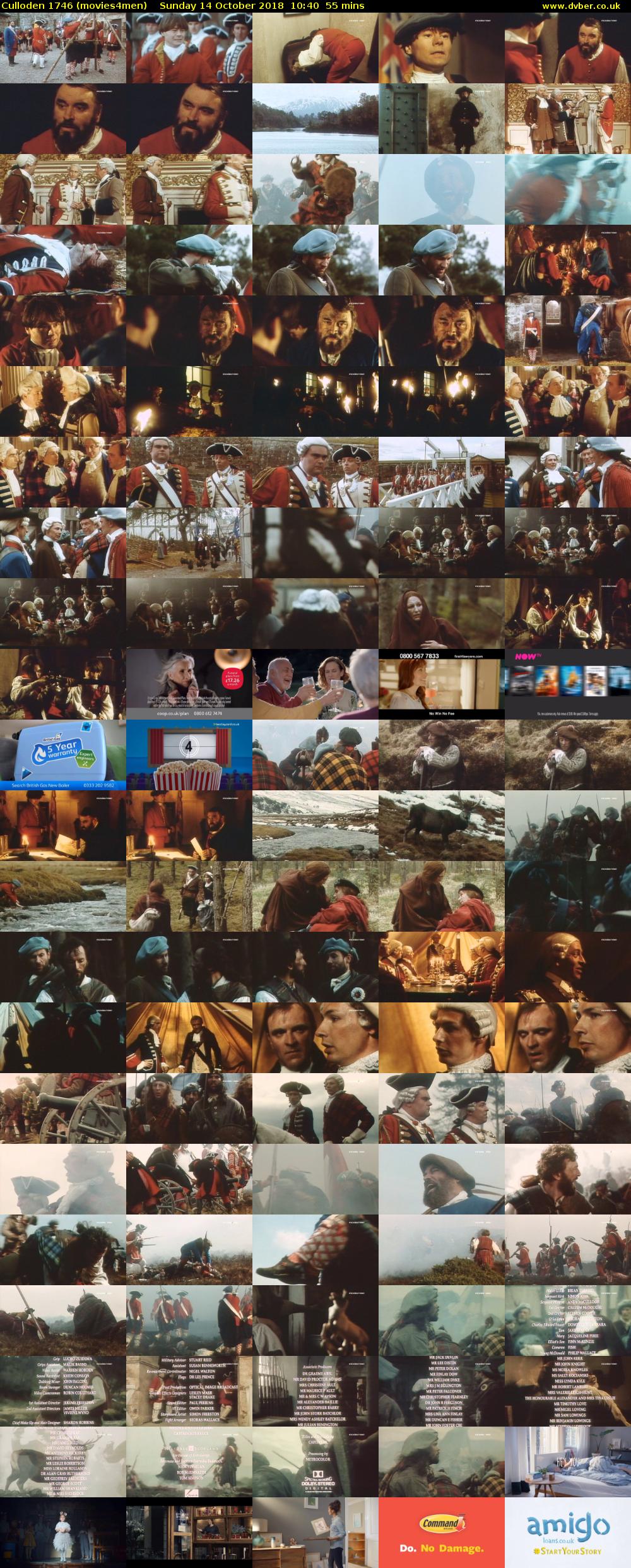 Culloden 1746 (movies4men) Sunday 14 October 2018 10:40 - 11:35