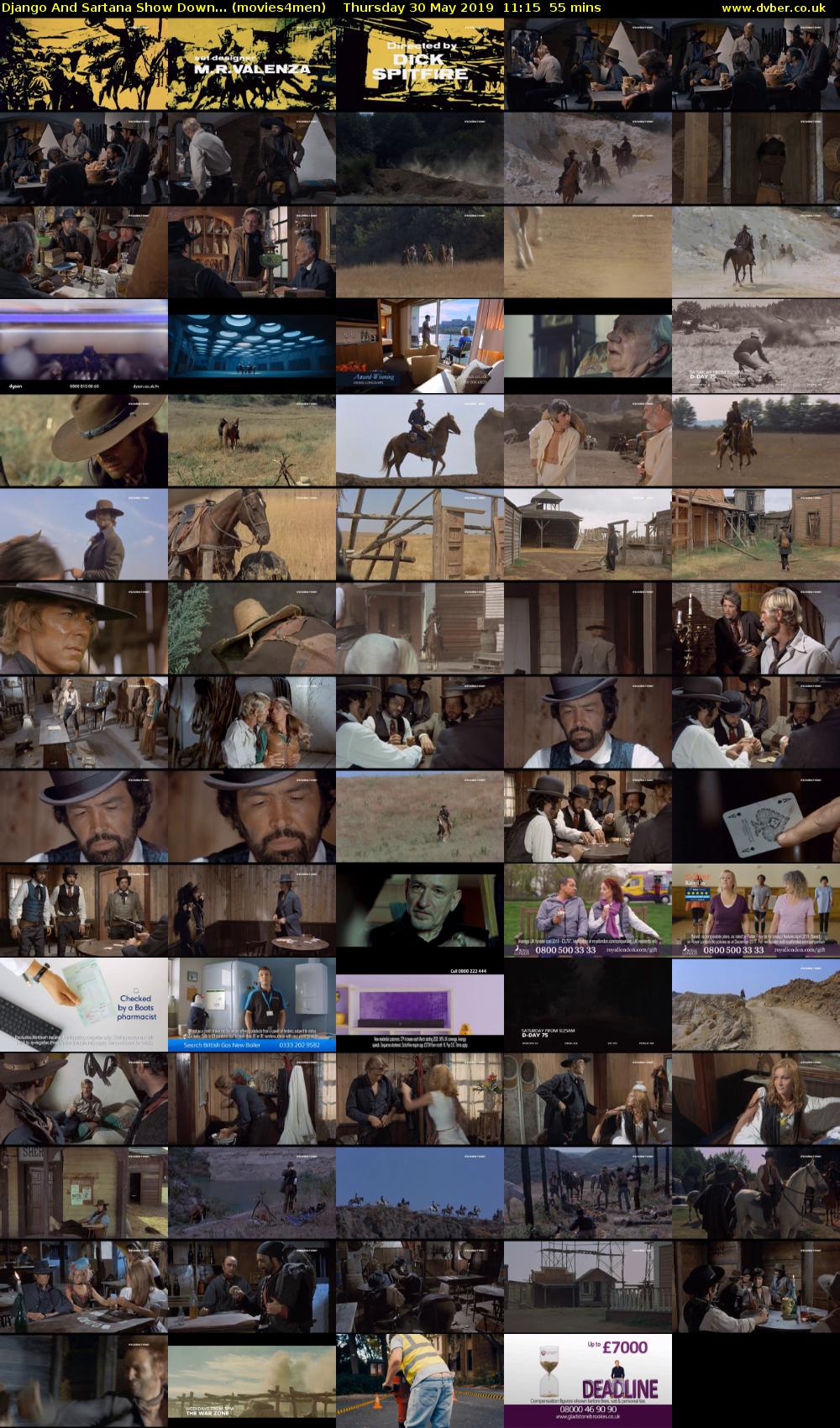 Django And Sartana Show Down... (movies4men) Thursday 30 May 2019 11:15 - 12:10