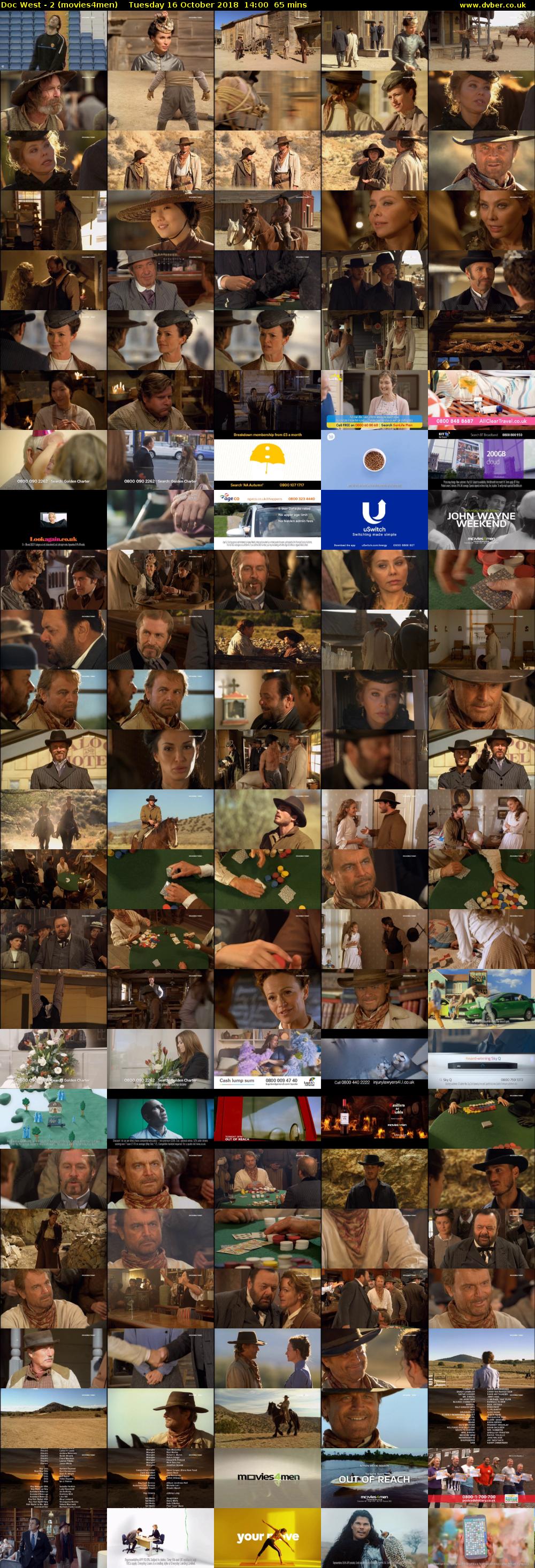 Doc West - 2 (movies4men) Tuesday 16 October 2018 14:00 - 15:05