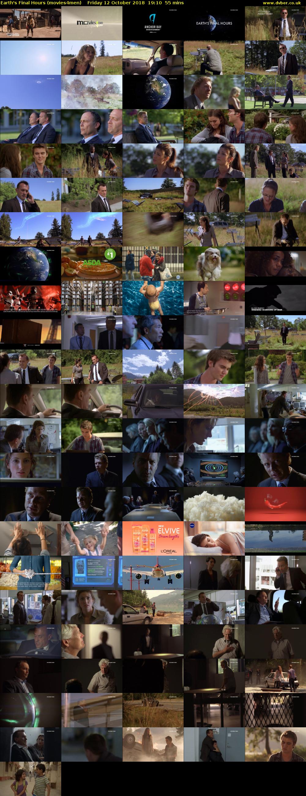 Earth's Final Hours (movies4men) Friday 12 October 2018 19:10 - 20:05