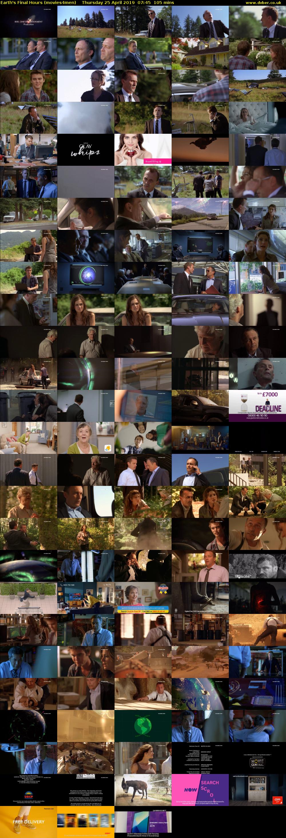 Earth's Final Hours (movies4men) Thursday 25 April 2019 07:45 - 09:30