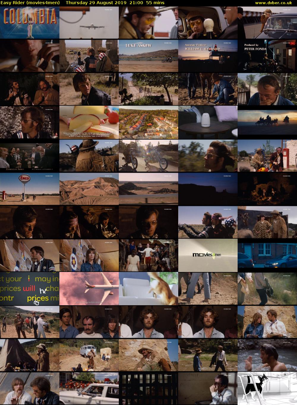 Easy Rider (movies4men) Thursday 29 August 2019 21:00 - 21:55