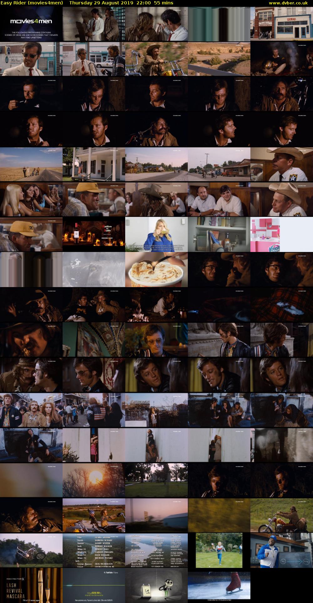 Easy Rider (movies4men) Thursday 29 August 2019 22:00 - 22:55
