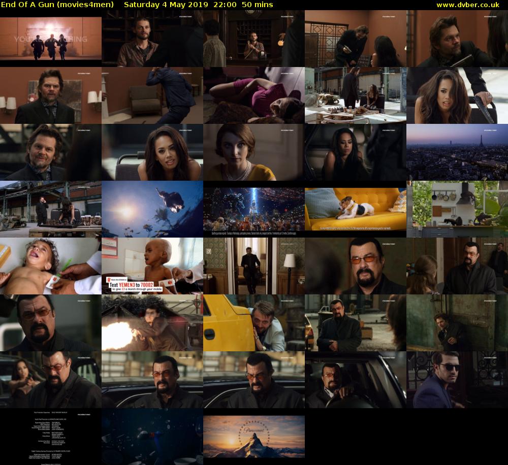 End Of A Gun (movies4men) Saturday 4 May 2019 22:00 - 22:50