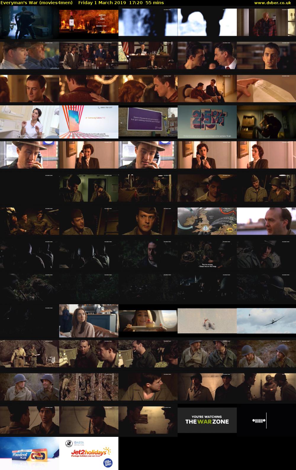 Everyman's War (movies4men) Friday 1 March 2019 17:20 - 18:15