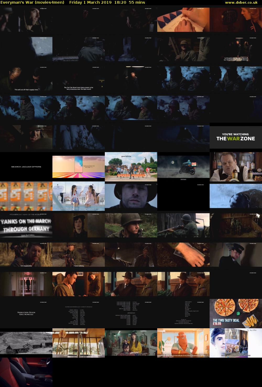 Everyman's War (movies4men) Friday 1 March 2019 18:20 - 19:15