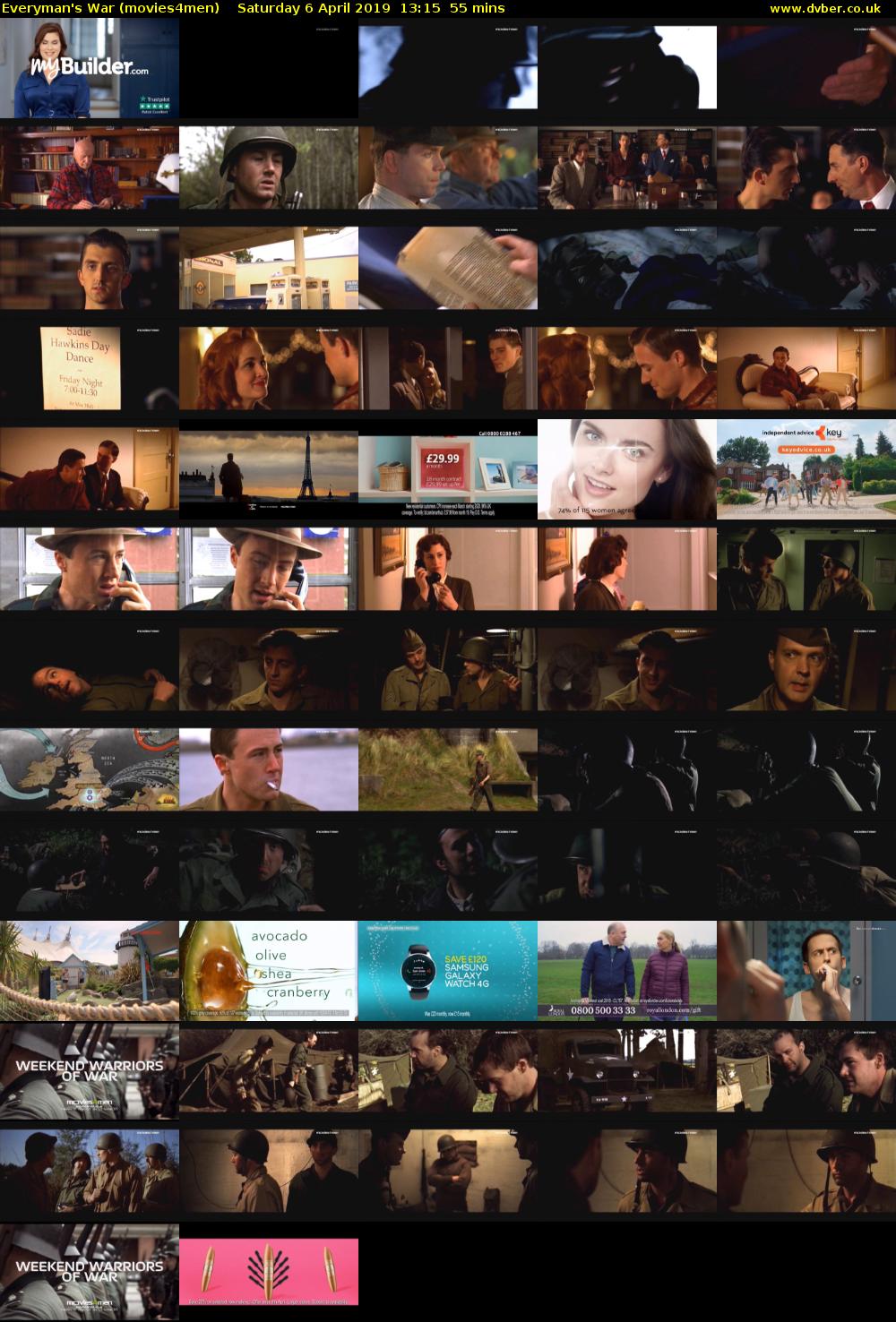 Everyman's War (movies4men) Saturday 6 April 2019 13:15 - 14:10