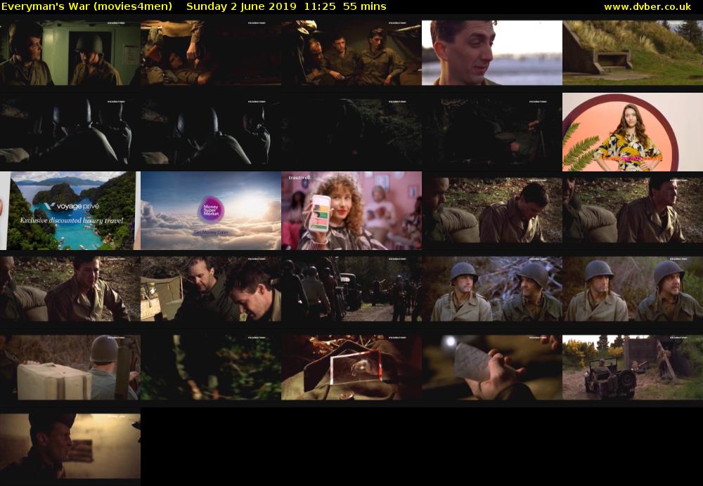 Everyman's War (movies4men) Sunday 2 June 2019 11:25 - 12:20