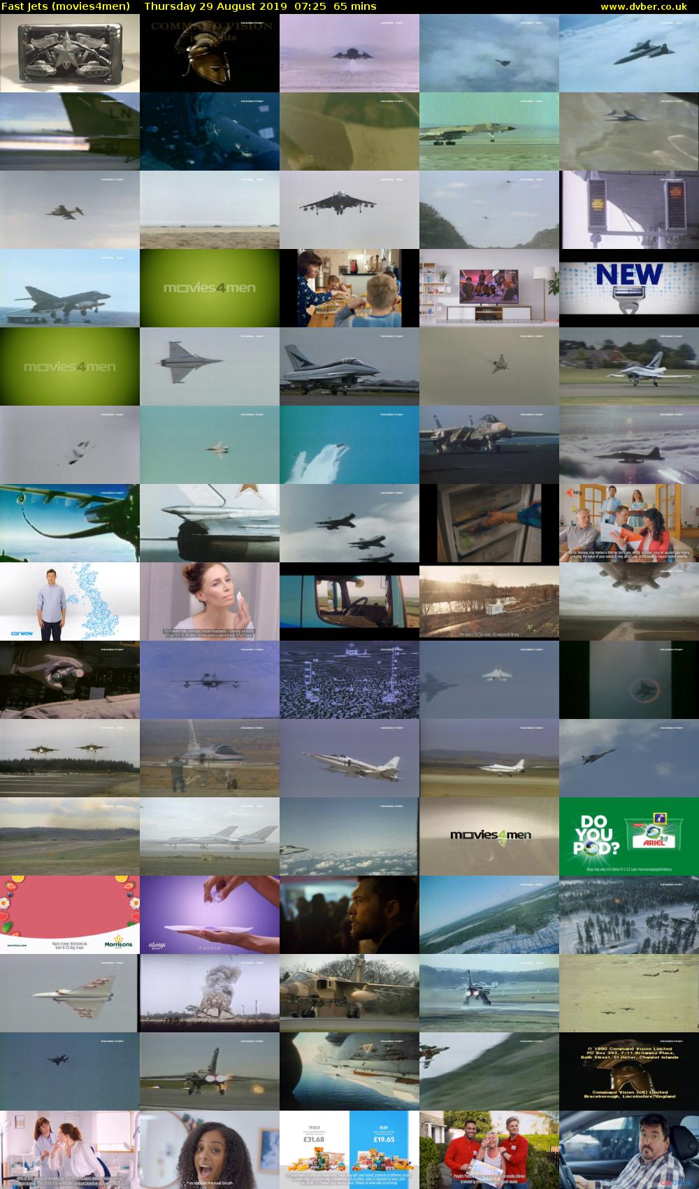 Fast Jets (movies4men) Thursday 29 August 2019 07:25 - 08:30