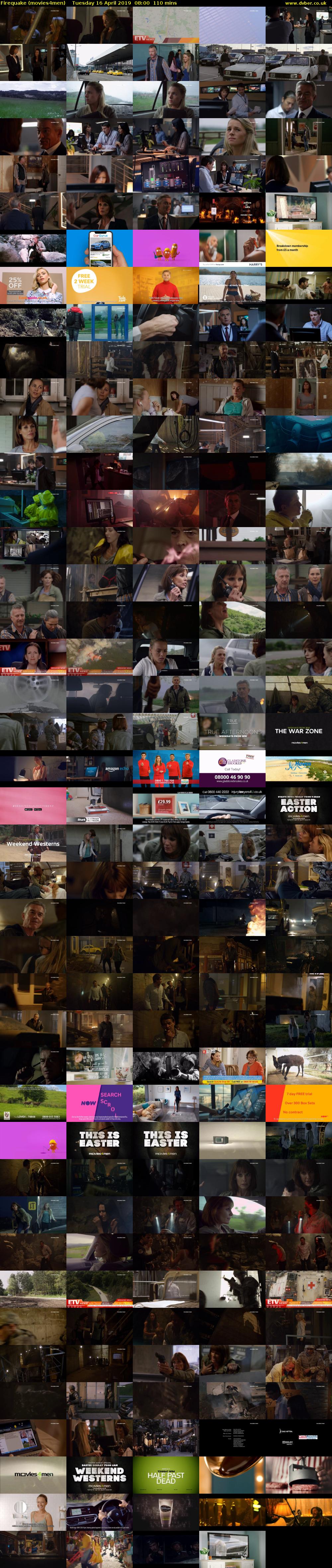 Firequake (movies4men) Tuesday 16 April 2019 08:00 - 09:50