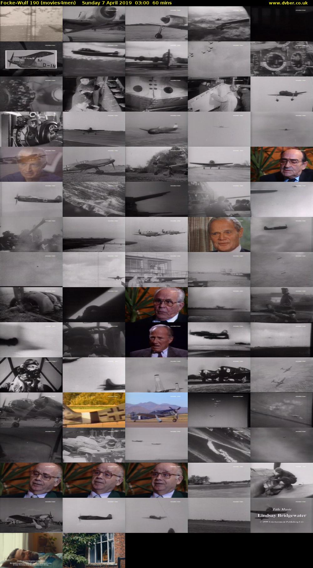 Focke-Wulf 190 (movies4men) Sunday 7 April 2019 03:00 - 04:00