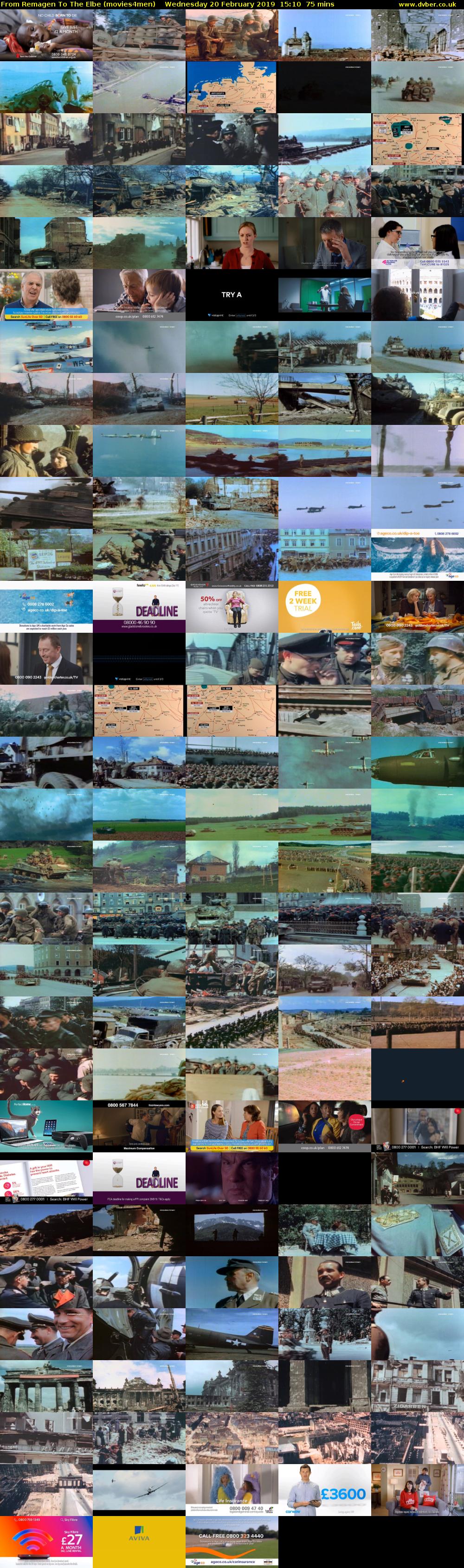 From Remagen To The Elbe (movies4men) Wednesday 20 February 2019 15:10 - 16:25