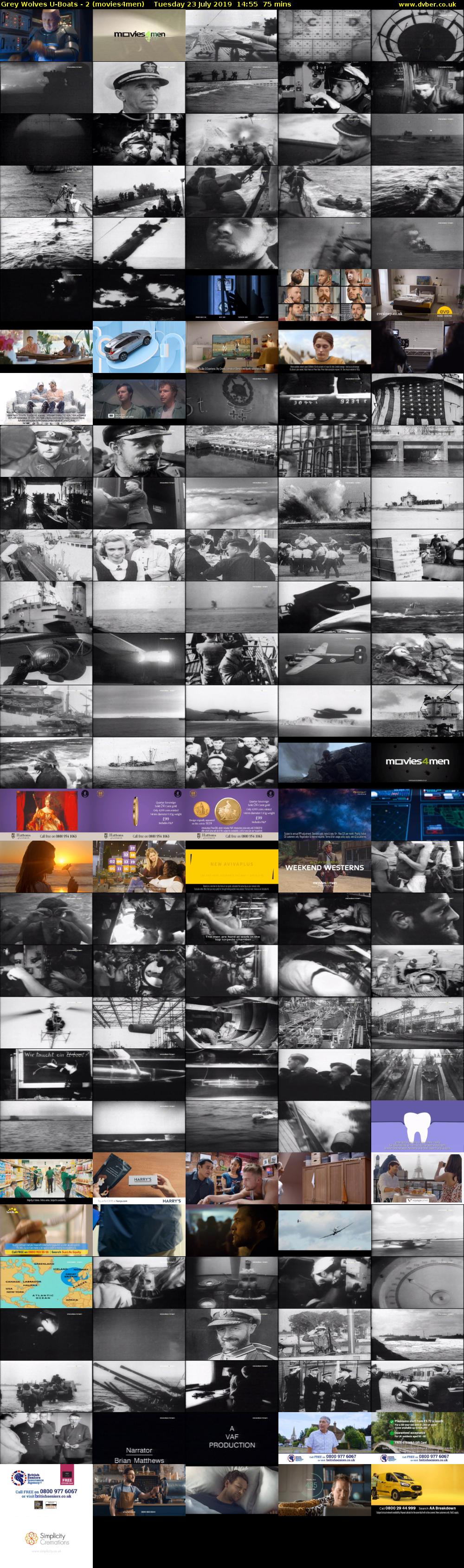 Grey Wolves U-Boats - 2 (movies4men) Tuesday 23 July 2019 14:55 - 16:10