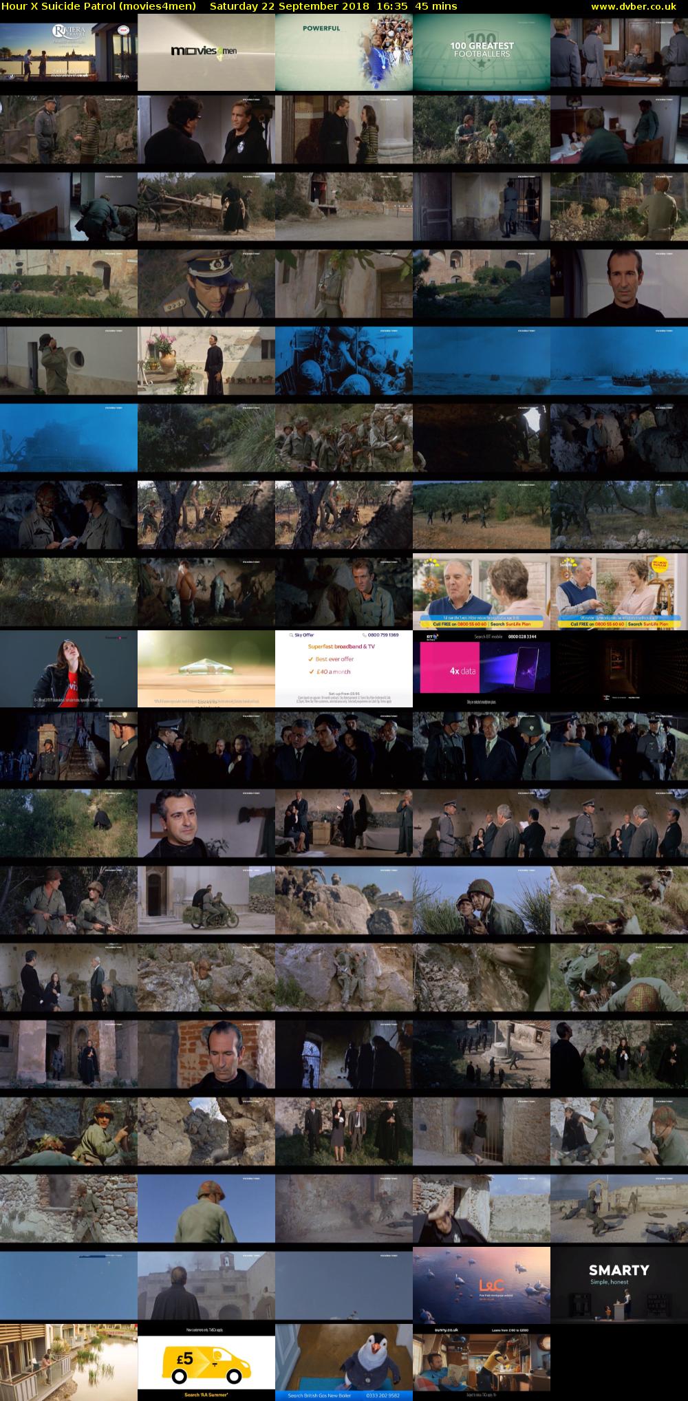 Hour X Suicide Patrol (movies4men) Saturday 22 September 2018 16:35 - 17:20