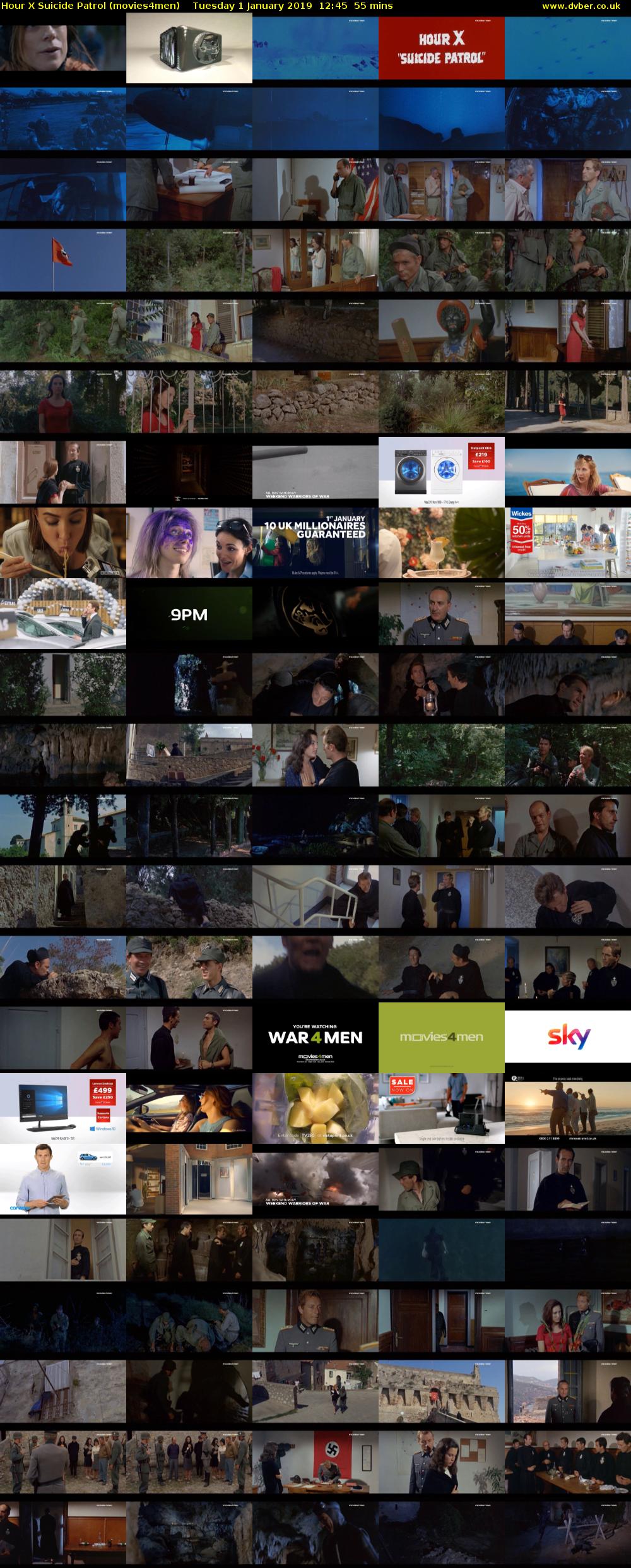 Hour X Suicide Patrol (movies4men) Tuesday 1 January 2019 12:45 - 13:40