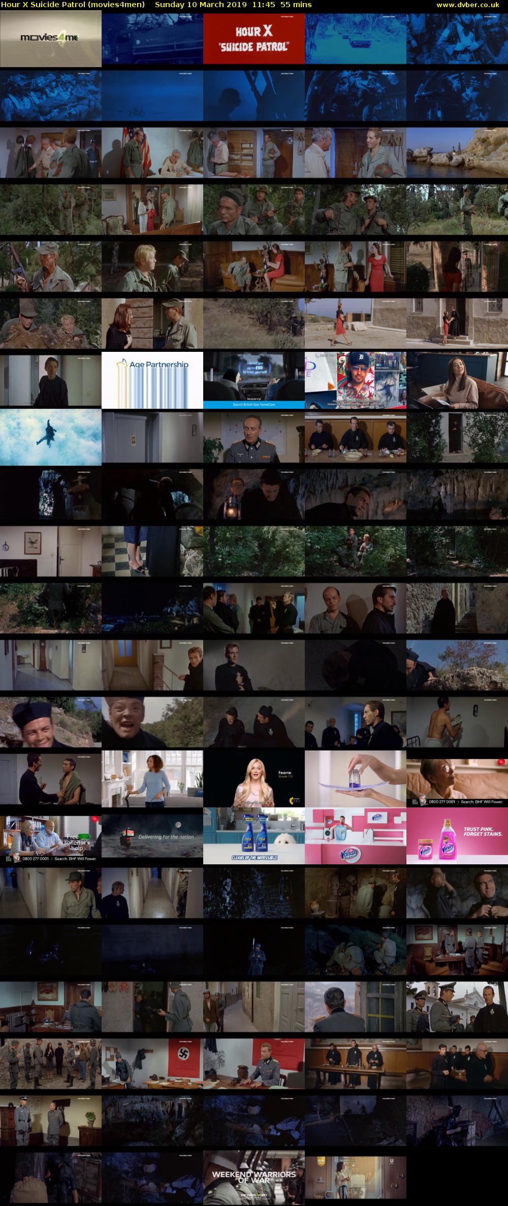 Hour X Suicide Patrol (movies4men) Sunday 10 March 2019 11:45 - 12:40