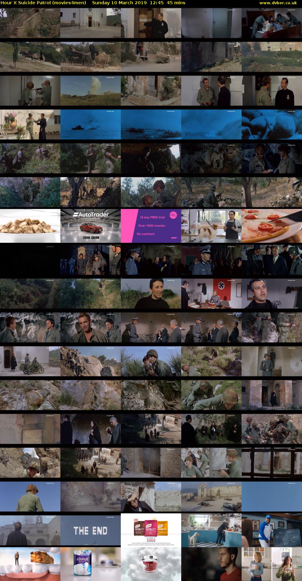 Hour X Suicide Patrol (movies4men) Sunday 10 March 2019 12:45 - 13:30