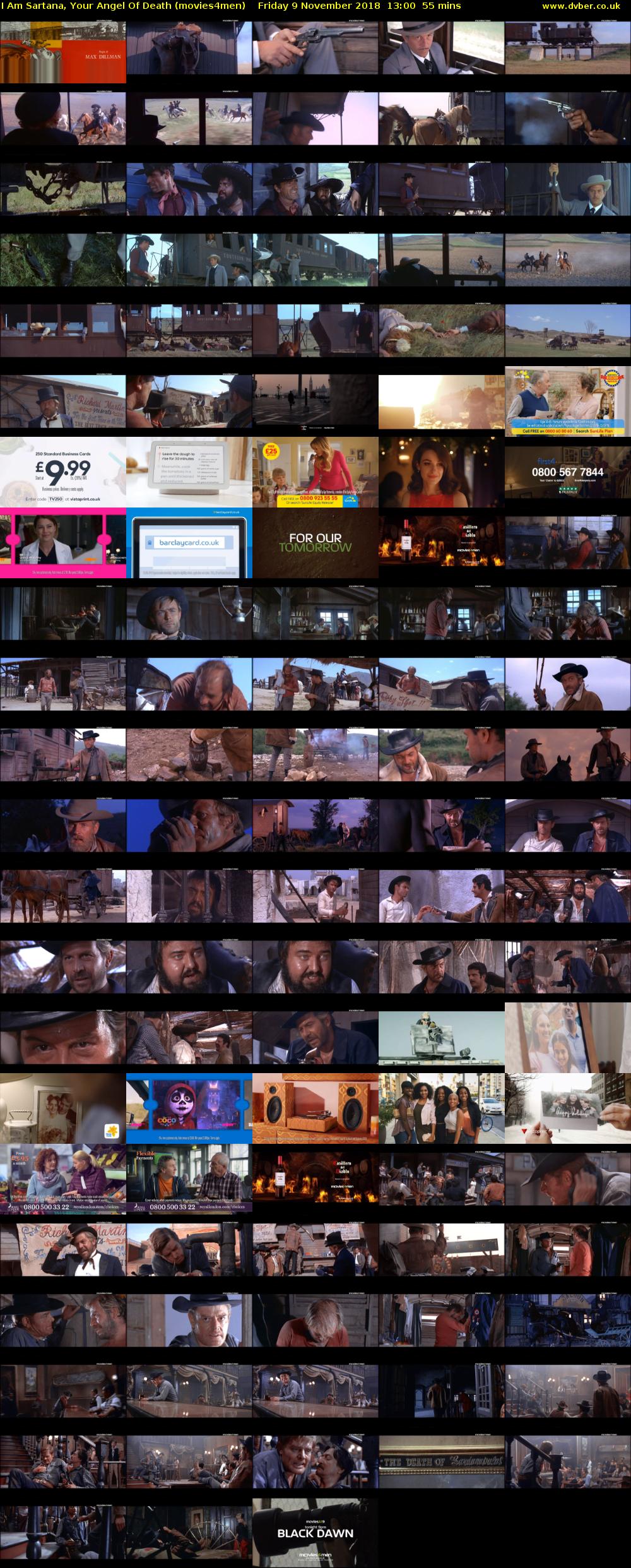 I Am Sartana, Your Angel Of Death (movies4men) Friday 9 November 2018 13:00 - 13:55